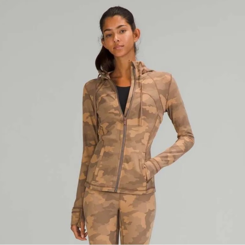 Lululemon camo hooded define jacket